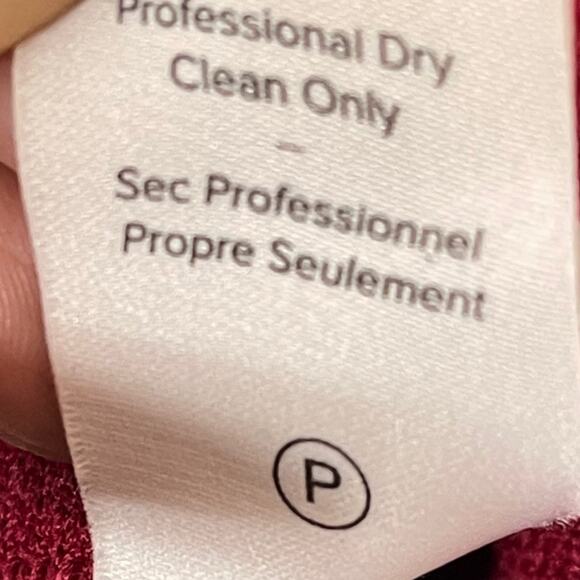 Cinq a Sept Pullover Ribbed Sweater Pomegranate Ruby Red Medium Cinq à Sept - Picture 7 of 10